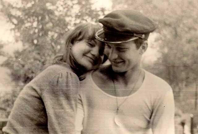 S klukem při jeho opušťáku, 1981